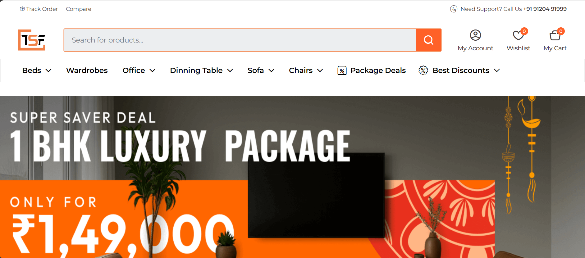 Homedecor 2 - digital marketing project by Black Tie Digital India