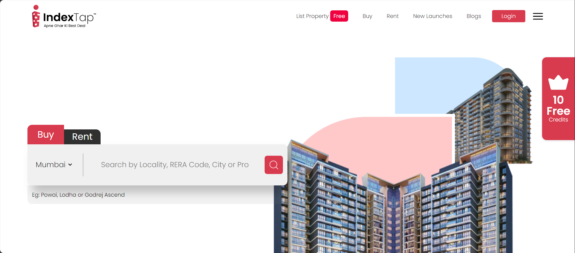 Realestate 5 - digital marketing project by Black Tie Digital India
